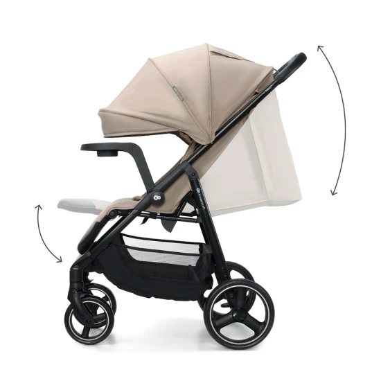 Sportovní kočárek Trig 3 Tray Stone Beige Kinderkraft KSTRIG03BEG000T
