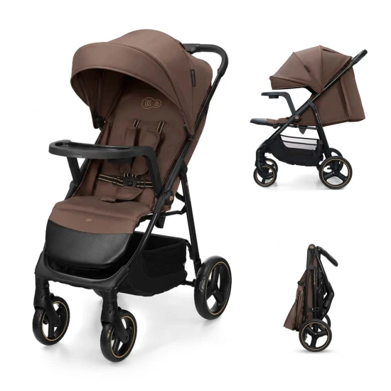 Sportovní kočárek Trig 3 Tray Velvet Mocca Kinderkraft KSTRIG03BRW000T
