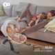 Lehátko Elsu Grey, do 9 kg Kinderkraft KBELSU00GRY0000