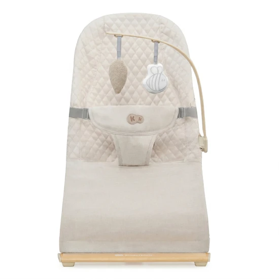 Houpavé lehátko Mimi Beige wood, do 9 kg Kinderkraft KBMIMI00WOD0000