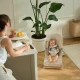 Houpavé lehátko Mimi Beige wood, do 9 kg Kinderkraft KBMIMI00WOD0000