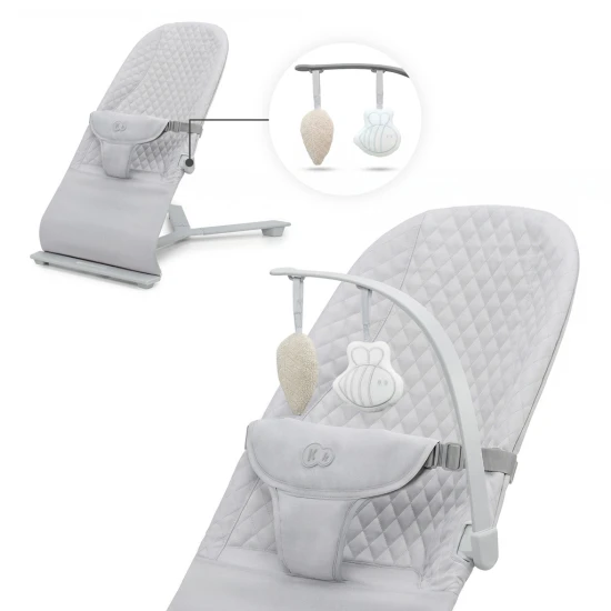 Houpavé lehátko Mimi Light grey, do 9 kg Kinderkraft KBMIMI00LGR0000