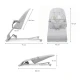 Houpavé lehátko Mimi Light grey, do 9 kg Kinderkraft KBMIMI00LGR0000