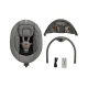 Houpavé lehátko s melodií 2v1 Lumi, do 9 kg, Premium Dark Grey Kinderkraft KBLUMI02DGR0000