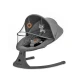 Houpavé lehátko s melodií 2v1 Lumi, do 9 kg, Premium Dark Grey Kinderkraft KBLUMI02DGR0000