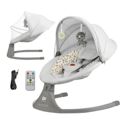 Houpavé lehátko s melodií 2v1 Lumi, do 9 kg, Premium Light Grey