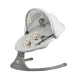 Houpavé lehátko s melodií 2v1 Lumi, do 9 kg, Premium Light Grey Kinderkraft KBLUMI02LGR0000