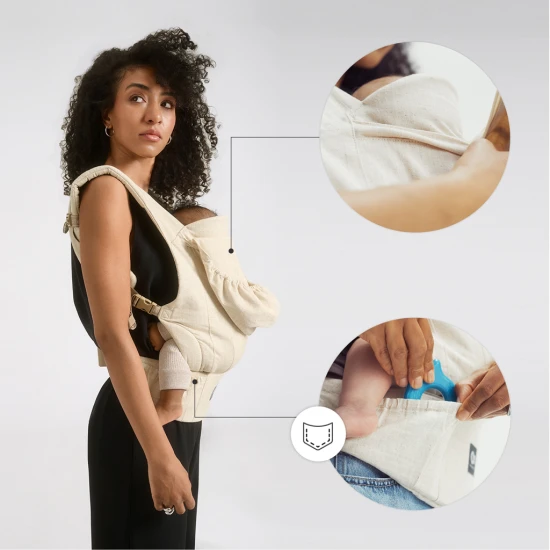 Dětské nosítko Elara Beige Kinderkraft KNELAR00BEG0000