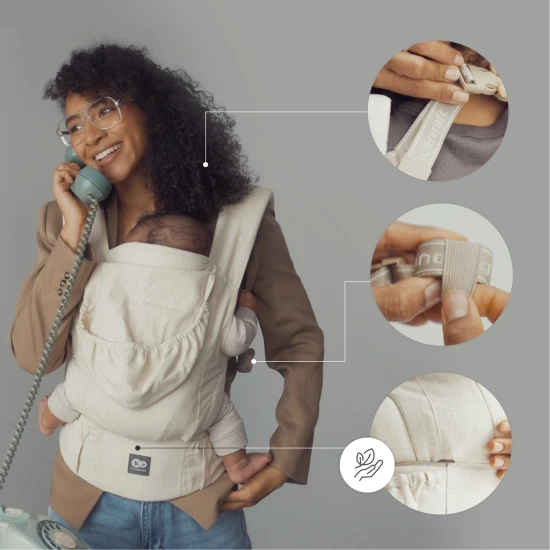 Dětské nosítko Elara Beige Kinderkraft KNELAR00BEG0000