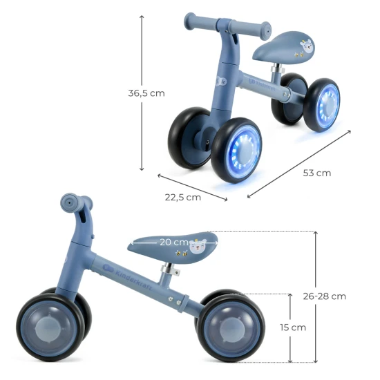 Odrážedlo Cutie Flash Blue Kinderkraft KRCUFL00BLU0000