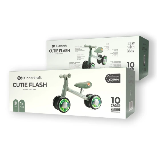 Odrážedlo Cutie Flash Green Kinderkraft KRCUFL00GRE0000