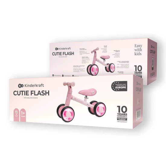 Odrážedlo Cutie Flash Pink Kinderkraft KRCUFL00PNK0000
