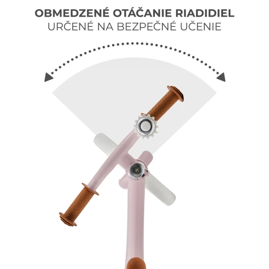 Odrážedlo Fly Plus Powder pink Kinderkraft KRFLPL00PNK0000