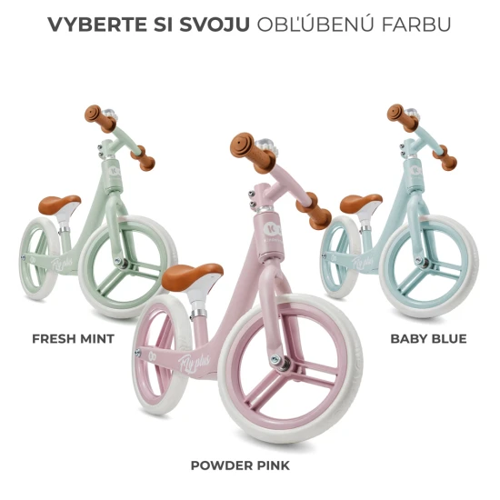 Odrážedlo Fly Plus Powder pink Kinderkraft KRFLPL00PNK0000