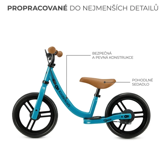 Odrážedlo Space Deep blue Kinderkraft KRSPAC23BLU0000