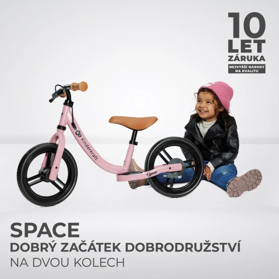 Odrážedlo Space Deep Dark pink Kinderkraft KRSPAC23PNK0000