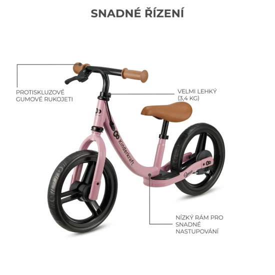 Odrážedlo Space Deep Dark pink Kinderkraft KRSPAC23PNK0000