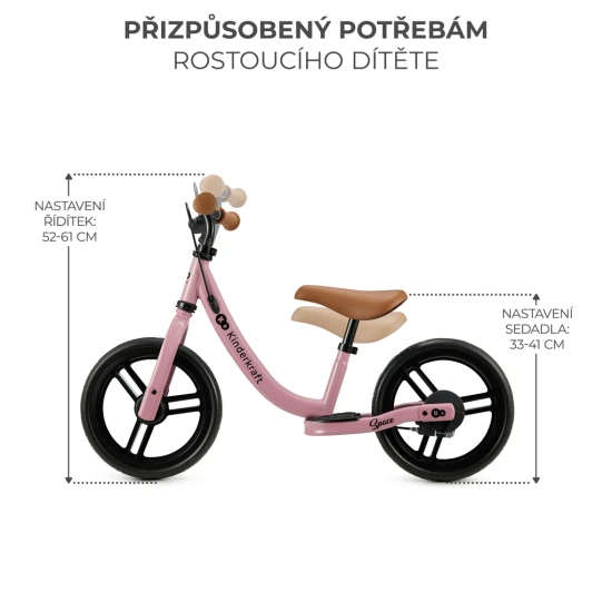 Odrážedlo Space Deep Dark pink Kinderkraft KRSPAC23PNK0000