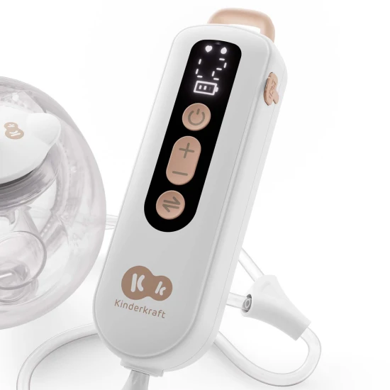 Odsávačka materského mléka Double Hands-free Gentle Flow Gold Kinderkraft KEGEFL00GLD0000