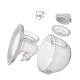 Odsávačka materského mléka Double Hands-free Gentle Flow Gold Kinderkraft KEGEFL00GLD0000