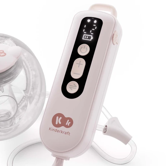 Odsávačka materského mléka Double Hands-free Gentle Flow Pink Kinderkraft KEGEFL00PNK0000