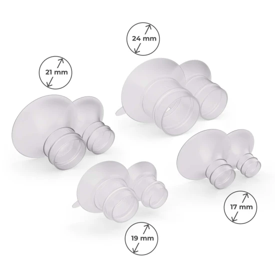 Odsávačka materského mléka Double Hands-free Gentle Flow Pink Kinderkraft KEGEFL00PNK0000