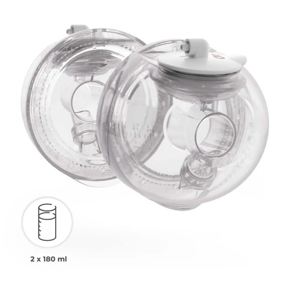 Odsávačka materského mléka Double Hands-free Gentle Flow Pink Kinderkraft KEGEFL00PNK0000
