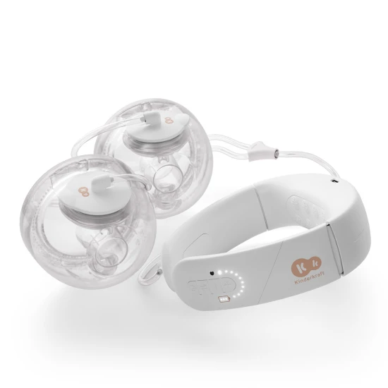 Odsávačka mateřského mléka s funkcí jemného zahřívání Double Hands-free Gentleneste Odsávačka mateřského mléka s funkcí jemného zahřívání Double Hands-free Gentleneste Kinderkraft KEGENE00GLD0000