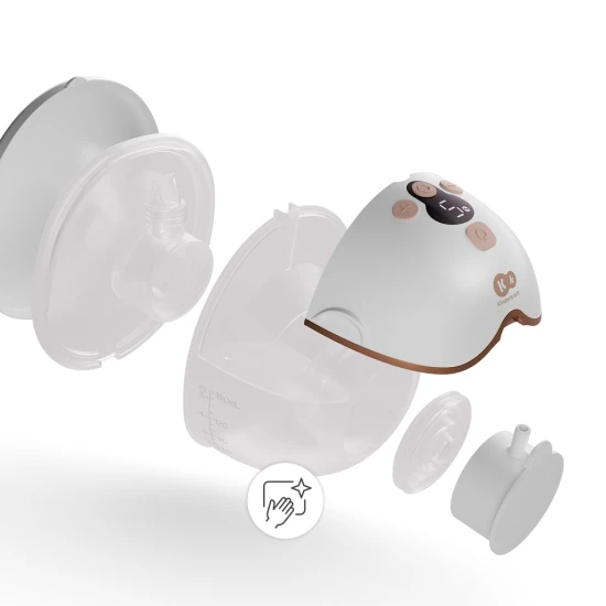 Odsávačka materského mléka Single Hands-free Mamaflow Gold Kinderkraft KEMAFL00GLD0000