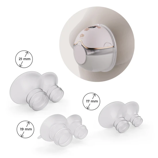 Odsávačka materského mléka Single Hands-free Mamaflow Gold Kinderkraft KEMAFL00GLD0000
