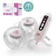Odsávačka mléka Double Hands-free Gentle Flow Pink + CHICCO kojicí vložky 30 ks Kinderkraft VP-F198231