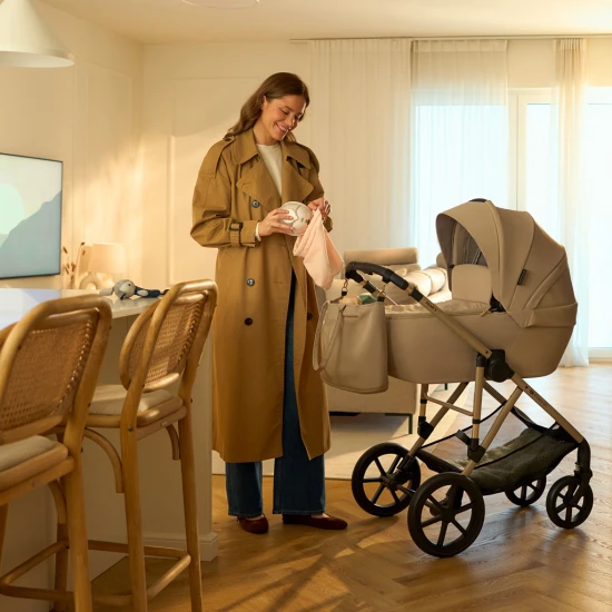 Odsávačka mléka Single Hands-free Mamaflow Gold + CHICCO kojicí vložky 30 ks Kinderkraft VP-F198235
