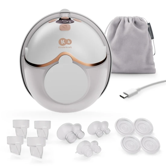 Odsávačka mléka Single Hands-free Mamaflow Gold + CHICCO kojicí vložky 30 ks Kinderkraft VP-F198235