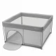 Skládací dětská ohrádka Ziki Light Grey Kinderkraft KLZIKI00GRY0000