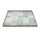Pěnová puzzle podložka Luno Shapes 185 x 165 cm Mint, 30ks, Premium Kinderkraft KPLUSH00MIN0000