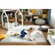 Pěnová puzzle podložka Luno Shapes 185 x 165 cm Mint, 30ks, Premium Kinderkraft KPLUSH00MIN0000