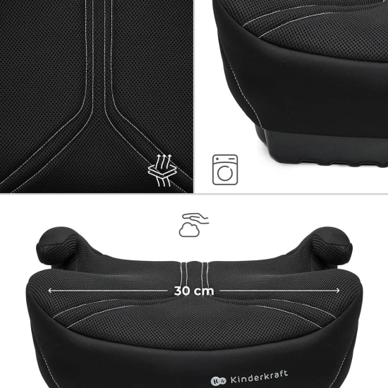 Podsedák I-Boost 2 Pro (125-150 cm) Black Podsedák I-Boost 2 Pro (125-150 cm) Black Kinderkraft KCIBOO02BLKPR00