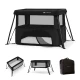 Cestovní postýlka Cami Black Cestovní postýlka Cami Black Kinderkraft KLCAMI00BLK0000