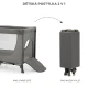 Cestovní postýlka Joy 2 Dark grey Kinderkraft KLJOY02DGR00000