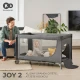 Cestovní postýlka Joy 2 Dark grey Kinderkraft KLJOY02DGR00000