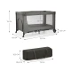 Cestovní postýlka Joy 2 Dark grey Kinderkraft KLJOY02DGR00000