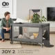 Cestovní postýlka Joy 2 Happy shapes Kinderkraft KLJOY02HAP0000