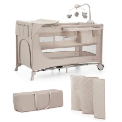 Cestovní postýlka Joy 2 s příslušenstvím Beige