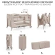 Cestovní postýlka Joy 2 s příslušenstvím Beige Kinderkraft KLJOY02BEG000AC