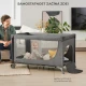 Cestovní postýlka Joy 2 s příslušenstvím Beige Kinderkraft KLJOY02BEG000AC