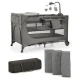 Cestovní postýlka Joy 2 s příslušenstvím Dark grey Kinderkraft KLJOY02DGR000AC
