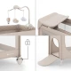 Cestovní postýlka Leody Up Beige s příslušenstvím Kinderkraft KCLEODUPBEG00AC
