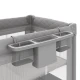 Cestovní postýlka Leody Up Grey s příslušenstvím Kinderkraft KCLEODUPGRY00AC