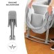 Dětská postýlka 3v1 Lovi Gray Kinderkraft KKLLOVIGRY0000