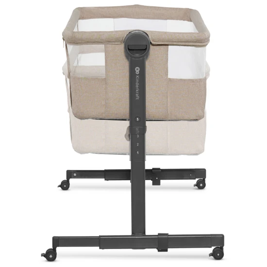 Polohovatelná dětská postýlka Nestee Up2 Beige Kinderkraft KLNEE002BEG0000